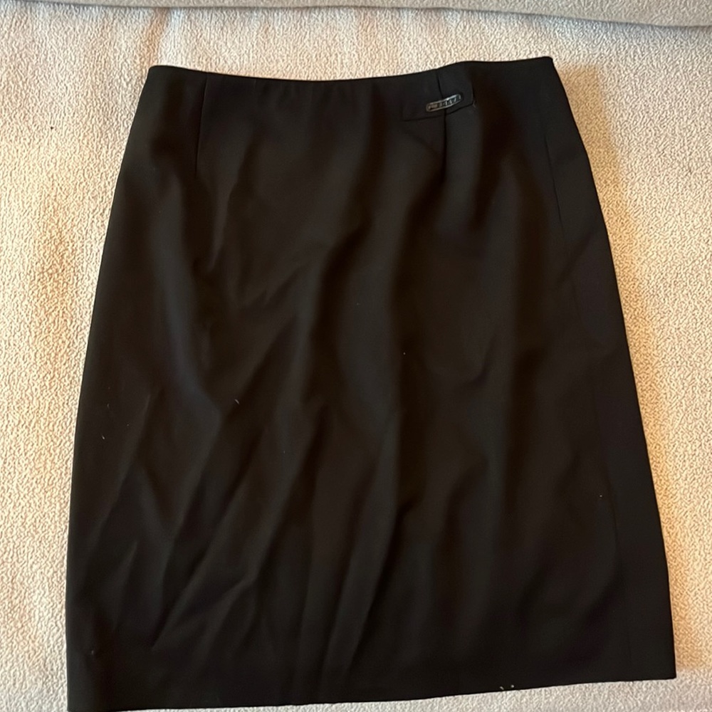 Prada mini shirt black with side slit
